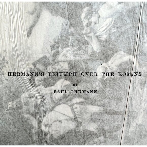 Hermann's Triumph Over Romans Photo Gravure Victorian 1894 Art Thumann DWS11 - Picture 3 of 3